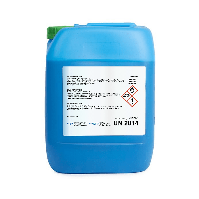 Clarmarin-350 Aktivwasserstoff zur Desinfektion, Algenbekämpfung und Wasserhygiene