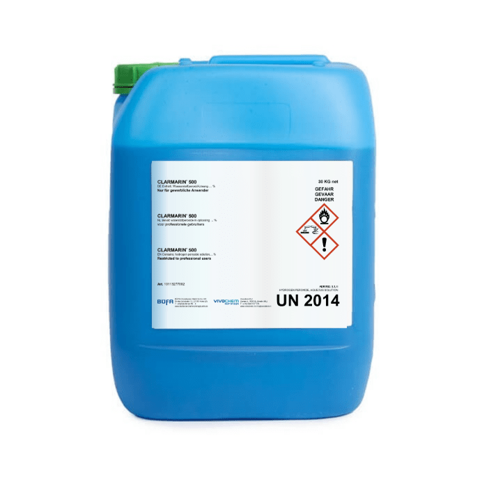 clarmarin-500 Wasserstoffperoxid 50 % zur Desinfektion und Algenbekämpfung